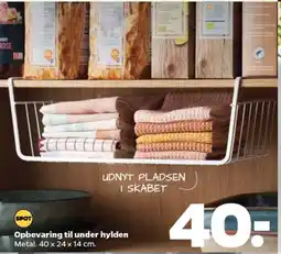 Netto Opbevaring til under hylden tilbud