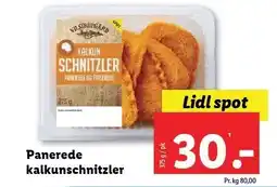 Lidl VILSTRUPGÅRD Panerede kalkunschnitzler tilbud