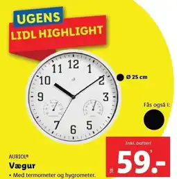 Lidl AURIOL Vægur tilbud