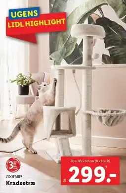Lidl ZOOFARI Kradsetræ tilbud