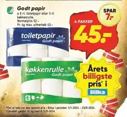Bilka Godt papir tilbud