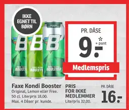 SPAR Faxe Kondi Booster tilbud