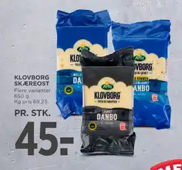 MENY KLOVBORG SKÆREOST tilbud