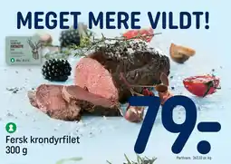 REMA 1000 Fersk krondyrfilet 300 g tilbud