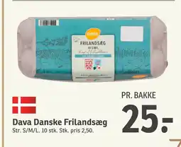 SPAR Dava Danske Frilandsæg tilbud