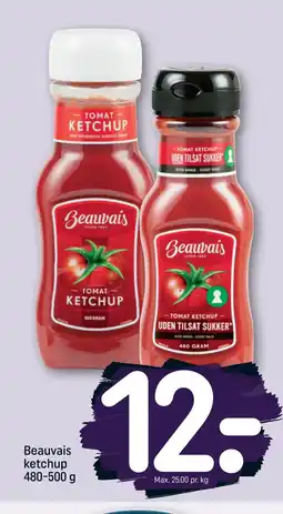 REMA 1000 Beauvais ketchup 480-500 g tilbud