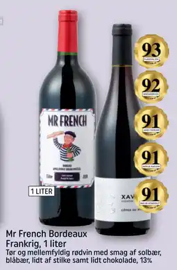 REMA 1000 Mr French Bordeaux Frankrig, 1 liter tilbud