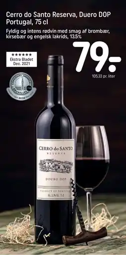 REMA 1000 Cerro do Santo Reserva, Duero DOP Portugal, 75 cl tilbud