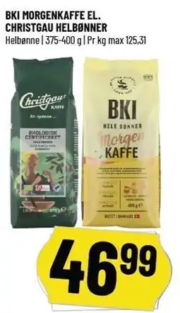 Løvbjerg BKI MORGENKAFFE EL. CHRISTGAU HELBØNNER tilbud