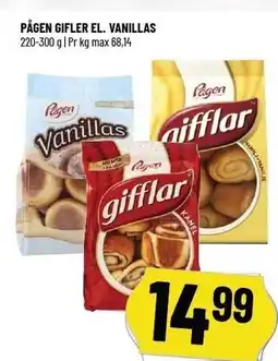 Løvbjerg PÅGEN GIFLER EL. VANILLAS tilbud