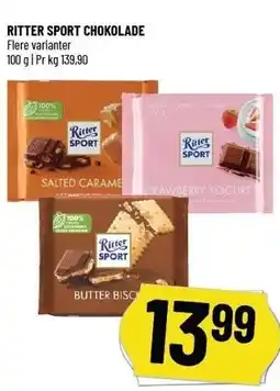 Løvbjerg RITTER SPORT CHOKOLADE tilbud
