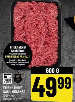 Løvbjerg FRISKHAKKET SASHI OKSEKØD tilbud