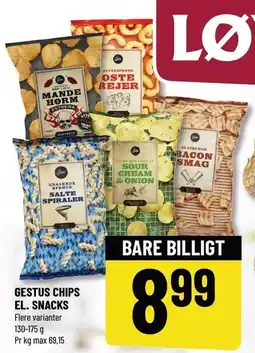 Løvbjerg GESTUS CHIPS EL. SNACKS tilbud