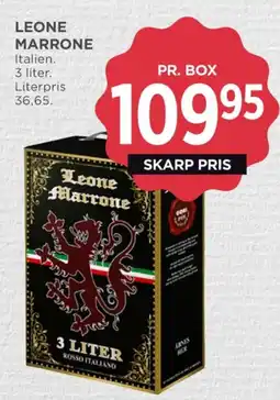 MENY Italiensk Rødvin tilbud