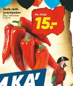 Bilka Peberfrugt tilbud