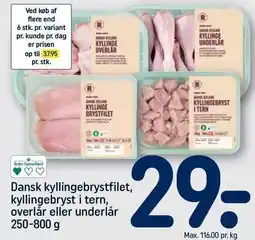 REMA 1000 Dansk kylling 250-800 g tilbud
