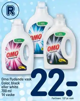 REMA 1000 Omo flydende vask Color, black eller white tilbud