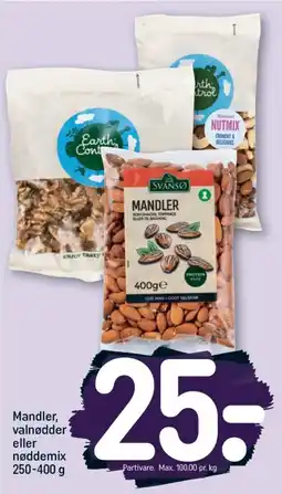 REMA 1000 Mandler, Valnødder eller Nøddemix tilbud