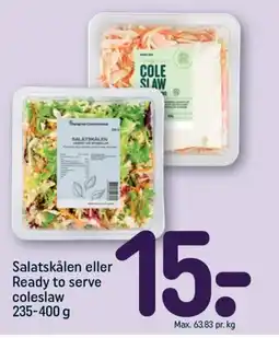 REMA 1000 Salatskålen eller Ready to serve coleslaw tilbud
