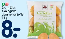 REMA 1000 Gram Slot økologiske danske KARTOFLER tilbud