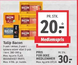 SPAR TULIP BACON tilbud