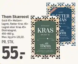 SPAR Them Skæreost tilbud