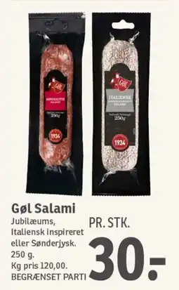 SPAR Gøl Salami tilbud