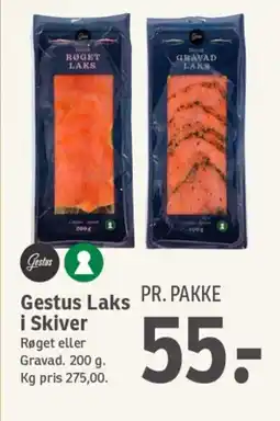 SPAR Gestus Laks i Skiver tilbud