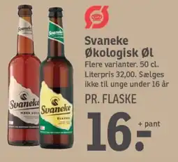 SPAR SAVANEKE Økologisk Øl tilbud