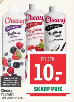 SPAR Cheasy Yoghurt tilbud