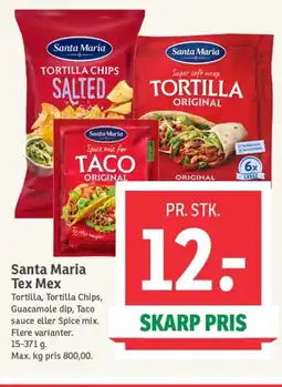 SPAR Santa Maria Tex Mex tilbud