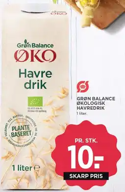 MENY GRØN BALANCE Økologisk Havredrik tilbud