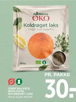 MENY Grøn balance økologisk koldrøget laks tilbud