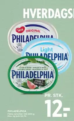 MENY PHILADELPHIA tilbud