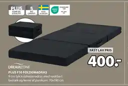 JYSK PLUS F10 FOLDEMADRAS tilbud