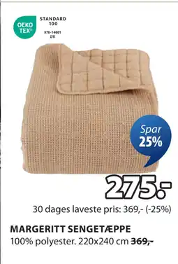 JYSK MARGERITT SENGETÆPPE tilbud