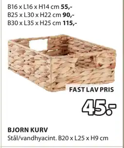 JYSK BJORN KURV tilbud