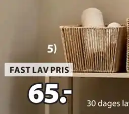 JYSK ARSEMIL KURV tilbud