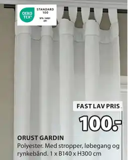 JYSK ORUST GARDIN tilbud