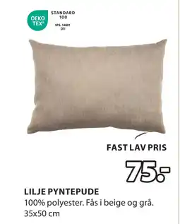 JYSK LILJE PYNTEPUDE tilbud