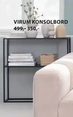 JYSK VIRUM KONSOLBORD tilbud