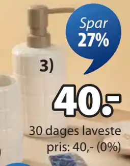 JYSK STENINGE SÆBEDISPENSER tilbud
