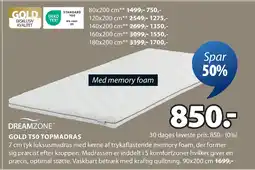 JYSK GOLD T50 TOPMADRAS tilbud