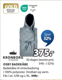 JYSK OSBY BADEKÅBE tilbud