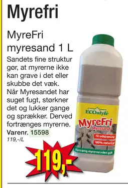 Harald Nyborg MyreFri myresand 1 L tilbud