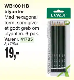 Harald Nyborg WB100 HB blyanter tilbud