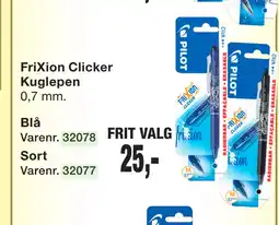 Harald Nyborg FriXion Clicker Kuglepen tilbud