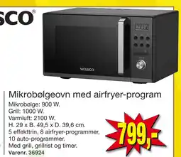 Harald Nyborg Mikrobølgeovn med airfryer-program tilbud