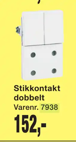 Harald Nyborg Stikkontakt dobbelt tilbud