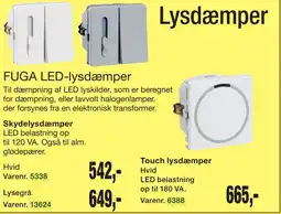 Harald Nyborg FUGA LED-lysdæmper tilbud